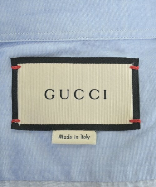 GUCCI（グッチ）カジュアルシャツ 青 サイズ:-(M位) メンズ/2200614254174