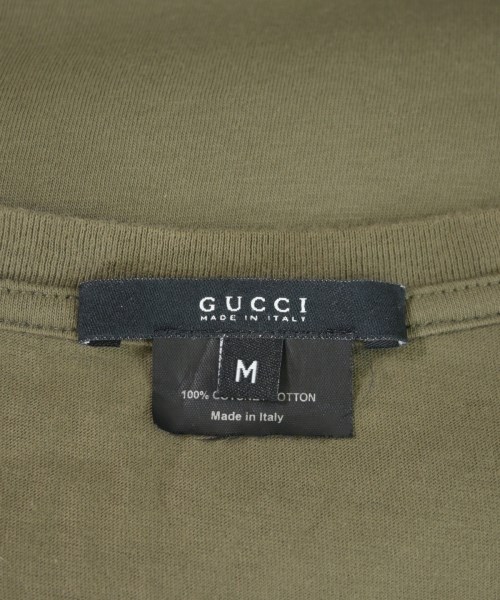 GUCCI（グッチ）Tシャツ・カットソー カーキ サイズ:M メンズ/2200615757049