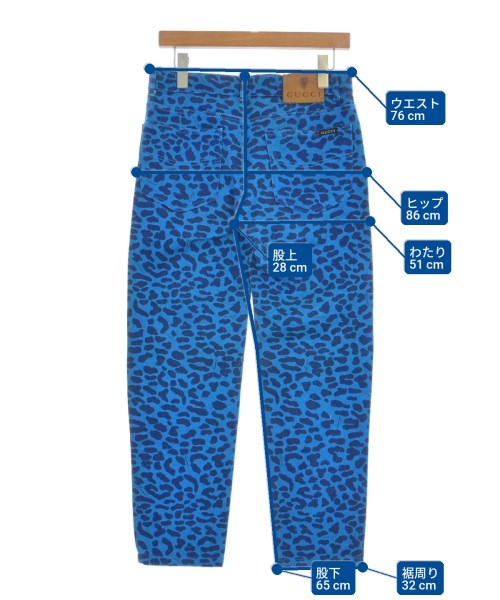 GUCCI（グッチ）デニムパンツ 青 サイズ:46(M位) メンズ/2200617044215