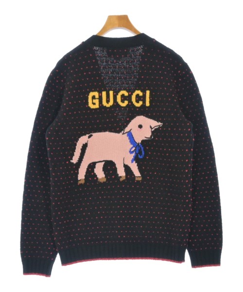 GUCCI（グッチ）カーディガン 黒 サイズ:-(M位) メンズ/2200617100010