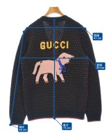 GUCCI（グッチ）カーディガン 黒 サイズ:-(M位) メンズ/2200617100010