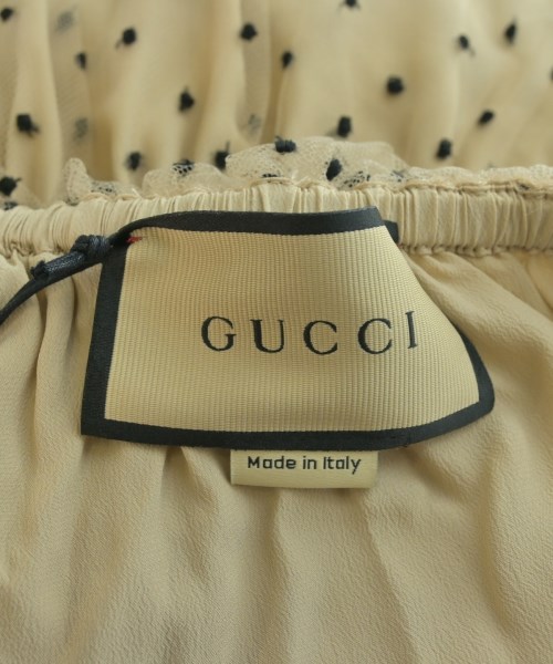 GUCCI（グッチ）ワンピース ベージュ サイズ:38(S位) レディース/2200617453017