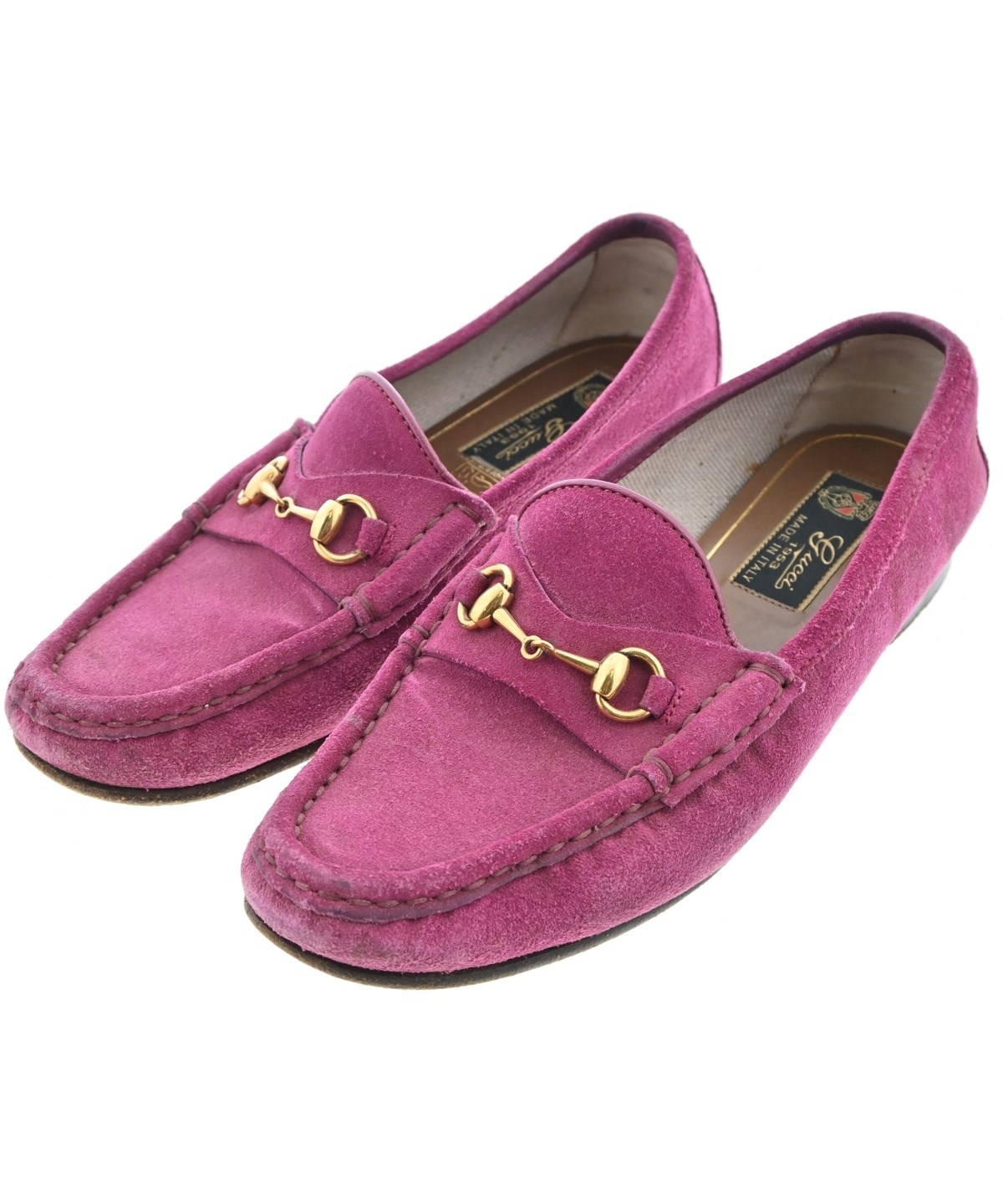 GUCCI（グッチ）ドレスシューズ/ローファー ピンク サイズ:EU35 1/2 