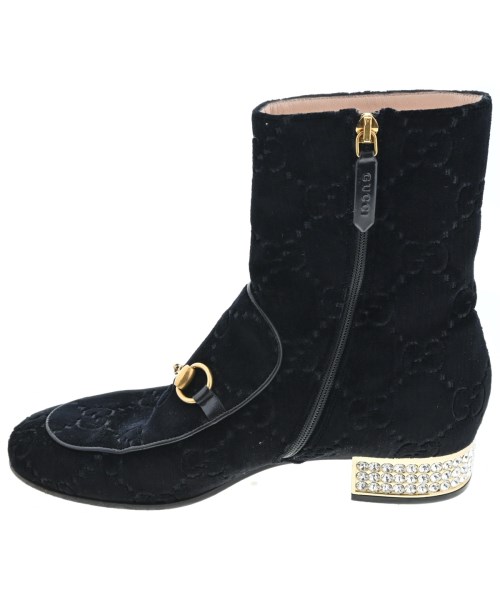 GUCCI（グッチ）ブーツ 黒 サイズ:EU39(25.5cm位) レディース/2200618275045