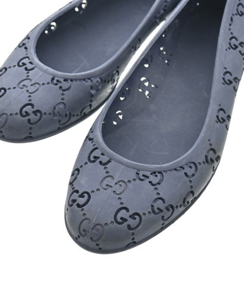 GUCCI（グッチ）レインシューズ 紺 サイズ:38(24.5cm位) レディース