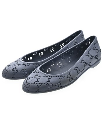 GUCCI（グッチ）レインシューズ 紺 サイズ:38(24.5cm位) レディース