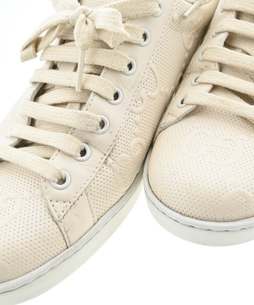 GUCCI（グッチ）スニーカー ベージュ サイズ:8(26cm位) メンズ/2200618444120