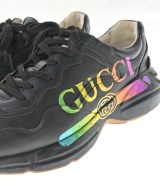 GUCCI（グッチ）スニーカー 黒 サイズ:UK8(26.5cm位) メンズ/2200618748020