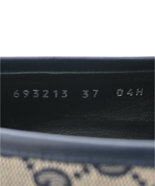 GUCCI（グッチ）ドレスシューズ/ローファー グレー サイズ:EU37(23.5cm位) レディース/2200619403065