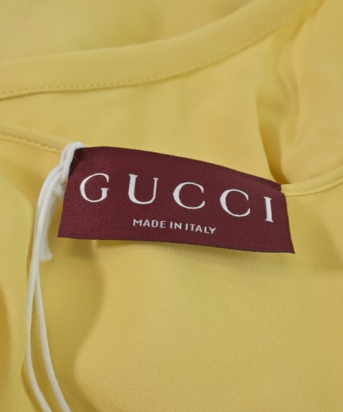 GUCCI（グッチ）ワンピース 黄 サイズ:38(S位) レディース/2200619433017