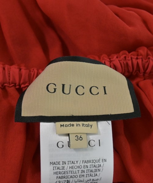 GUCCI（グッチ）ワンピース 赤 サイズ:36(XS位) レディース/2200619433031