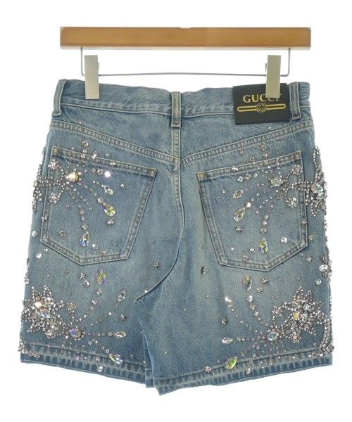 GUCCI（グッチ）ショートパンツ 青 サイズ:30(XL位) レディース/2200619433079