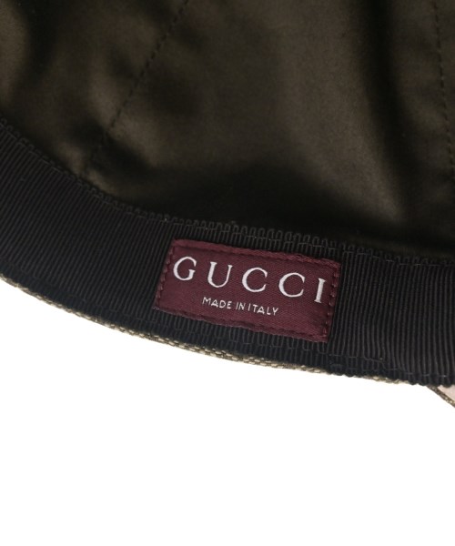 GUCCI（グッチ）キャップ 茶 サイズ:M メンズ/2200619517090