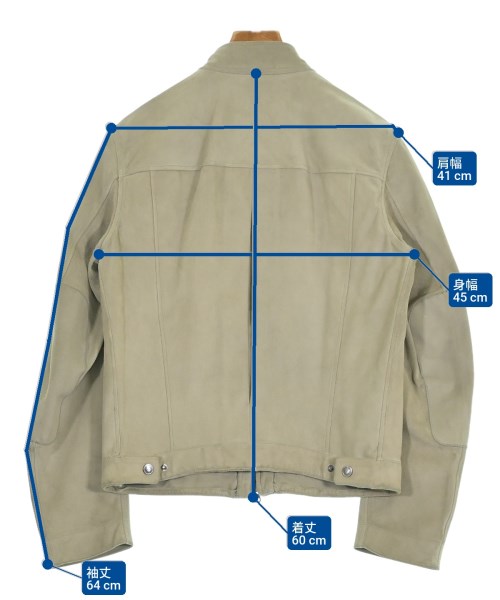 GUCCI（グッチ）ライダース グレー サイズ:44(S位) メンズ/2200619761011