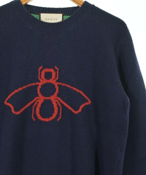 GUCCI（グッチ）ニット・セーター 紺 サイズ:-(M位) メンズ/2200611920058
