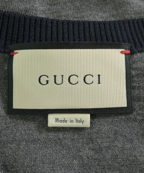 GUCCI（グッチ）ニット・セーター グレー サイズ:M メンズ/2200611920065