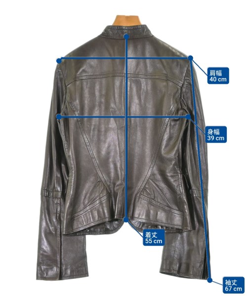 GUCCI（グッチ）ライダース 茶 サイズ:42(M位) レディース/2200619858070