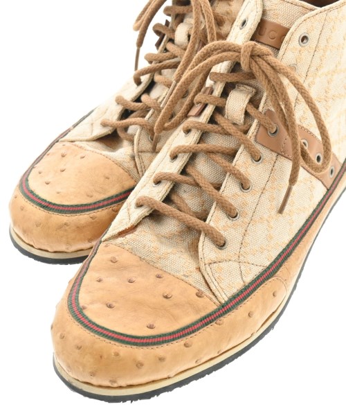 GUCCI（グッチ）スニーカー ベージュ サイズ:UK8(26.5cm位) メンズ/2200619895068