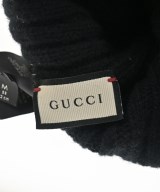 GUCCI（グッチ）ニットキャップ・ビーニー 黒 サイズ:M メンズ/2200612333178