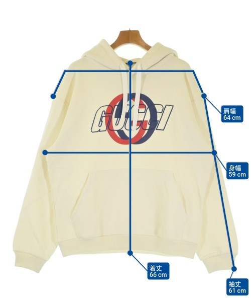 GUCCI（グッチ）パーカー 白 サイズ:S メンズ/2200620814010
