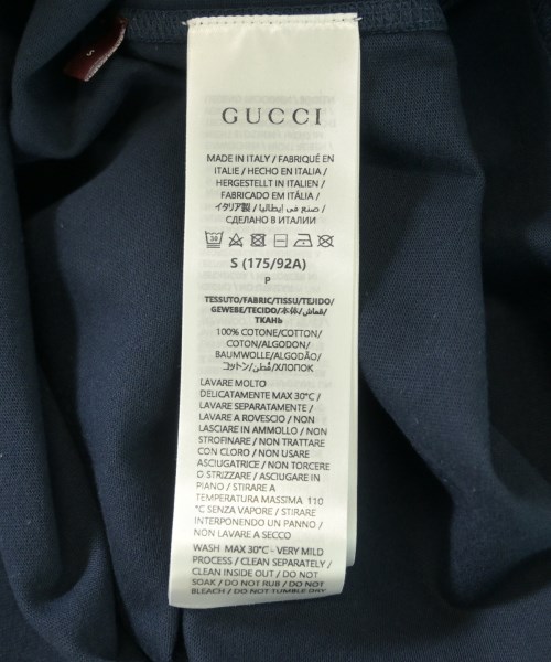 GUCCI（グッチ）Tシャツ・カットソー 紺 サイズ:S メンズ/2200620814058