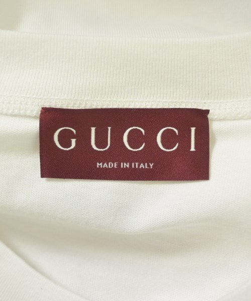 GUCCI（グッチ）Tシャツ・カットソー 白 サイズ:M メンズ/2200620814072