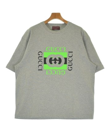 GUCCI（グッチ）Tシャツ・カットソー グレー サイズ:L メンズ