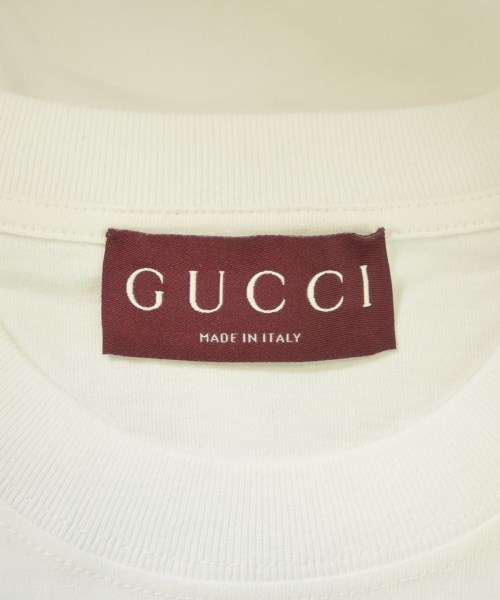 GUCCI（グッチ）Tシャツ・カットソー 白 サイズ:M メンズ/2200620814133