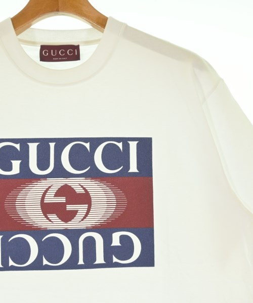 GUCCI（グッチ）Tシャツ・カットソー 白 サイズ:M メンズ/2200620814133
