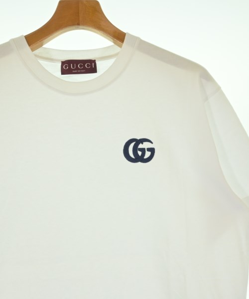 GUCCI（グッチ）Tシャツ・カットソー 白 サイズ:M メンズ/2200620814164