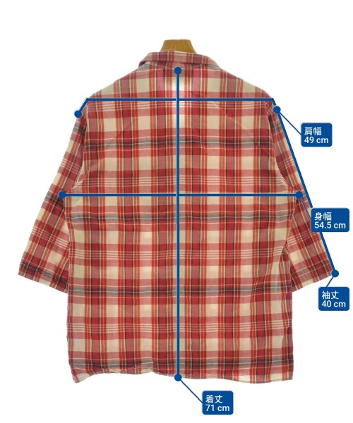 GUCCI（グッチ）カジュアルシャツ 赤 サイズ:44(S位) メンズ/2200620951333