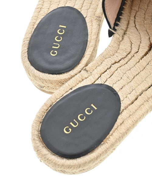 GUCCI（グッチ）サンダル 黒 サイズ:-(23cm位) レディース/2200603734014