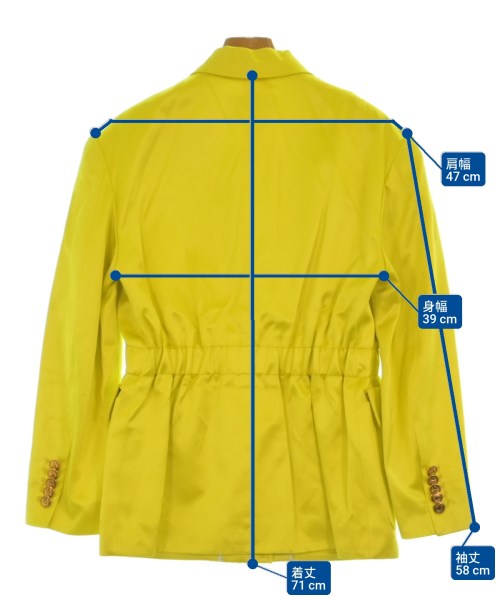 GUCCI（グッチ）カジュアルジャケット 黄 サイズ:40(M位) レディース/2200605630024