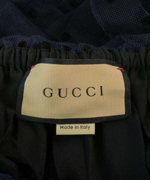 GUCCI（グッチ）ワンピース 紺 サイズ:36(XS位) レディース/2200605630079
