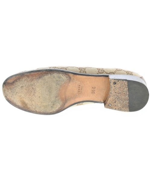 GUCCI（グッチ）ドレスシューズ/ローファー ベージュ サイズ:EU38(24.5cm位) レディース/2200606436038