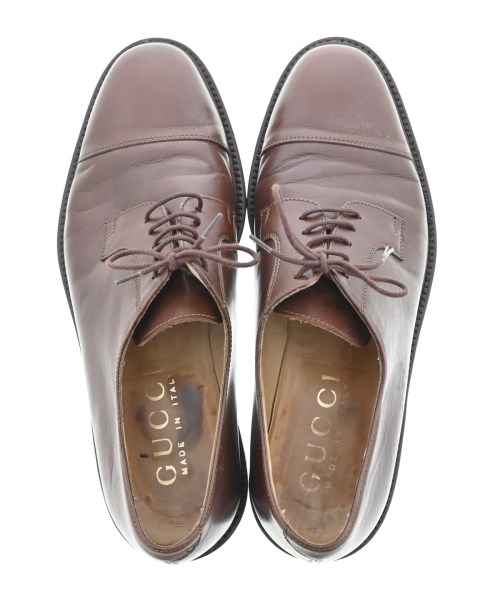 GUCCI（グッチ）ビジネス・ドレスシューズ 茶 サイズ:EU40(25cm位) メンズ/2200593337257