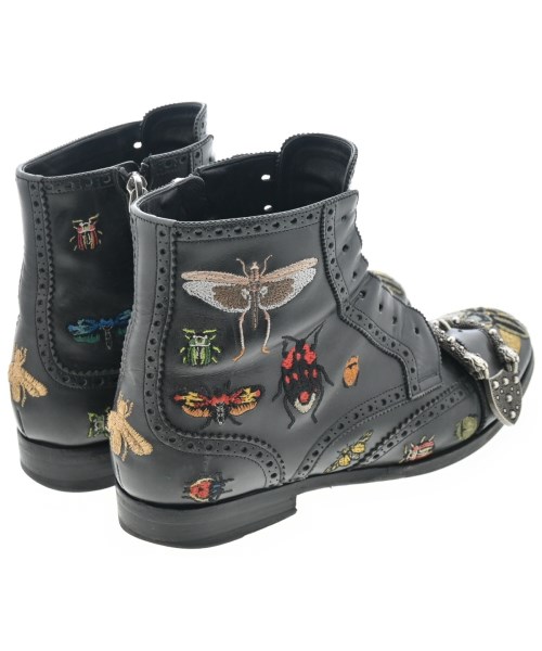 GUCCI（グッチ）ブーツ 黒 サイズ:UK7(25.5cm位) メンズ/2200607917017