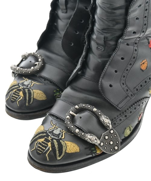 GUCCI（グッチ）ブーツ 黒 サイズ:UK7(25.5cm位) メンズ/2200607917017