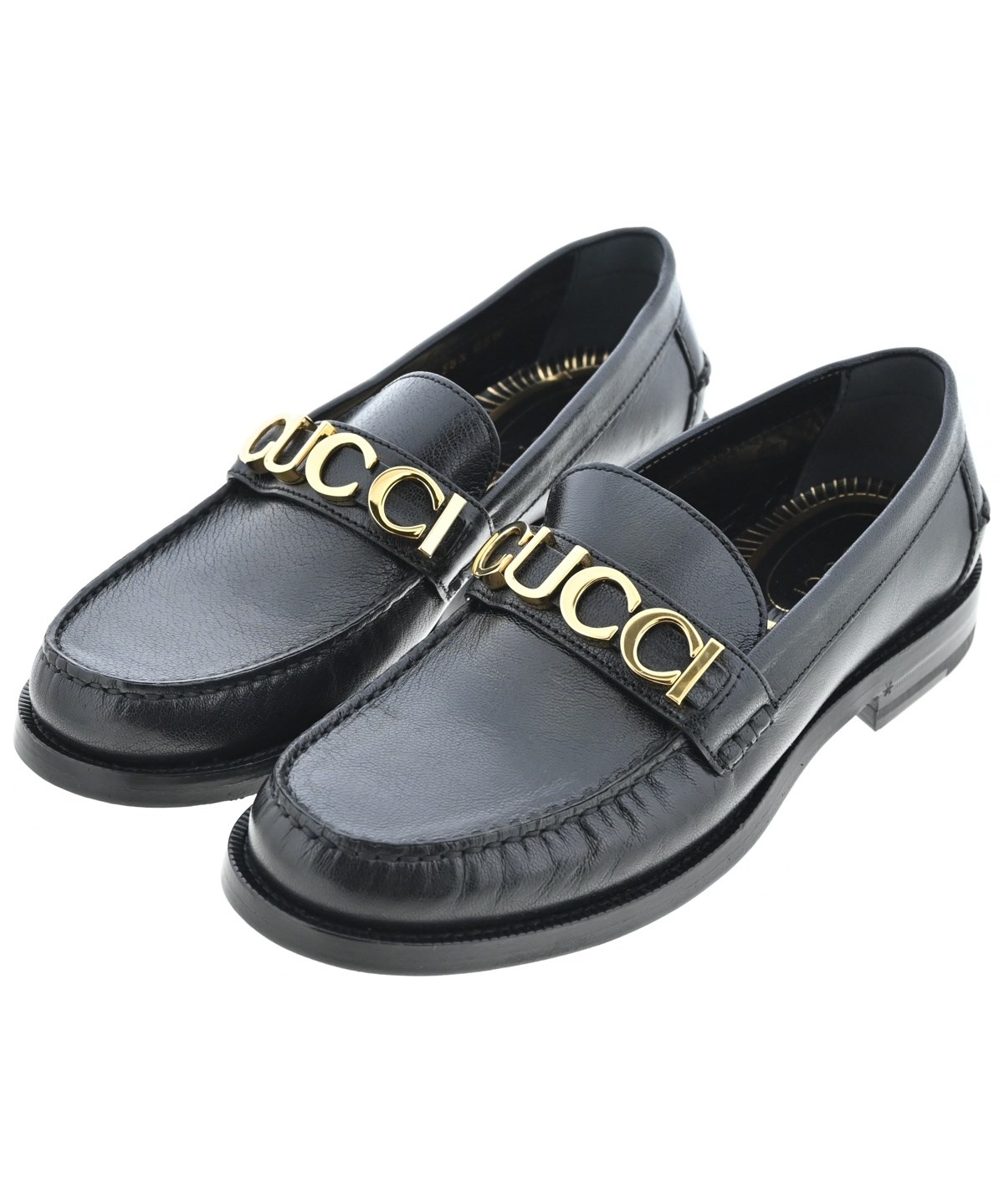 GUCCI エナメルレザー ドレスシューズ 黒 GUCCI - グッチ GUCCI ローファー モカシン ホースビット