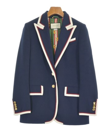 グッチGUCCI　ジャケット　黒　サイズ38 GUCCI】グッチ『刺繍入り レザージャケット size38』526814 XG683