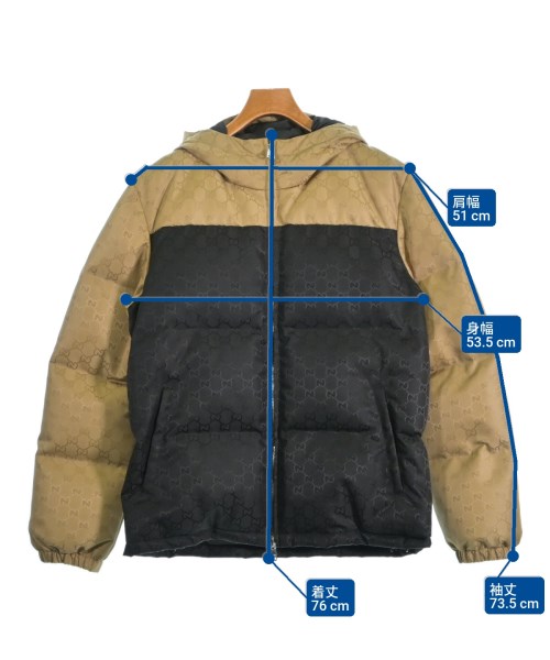 GUCCI（グッチ）ダウンジャケット/ダウンベスト ベージュ サイズ:48(L位) メンズ/2200572287030