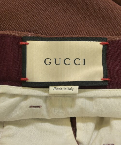GUCCI（グッチ）スラックス 茶 サイズ:48(L位) メンズ/2200667556102