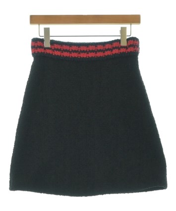 GUCCI ミニスカートサイズ40 ブラック 黒 シルク100 タグ付き GUCCI（グッチ）ミニスカート 黒 サイズ:40(M位) レディース