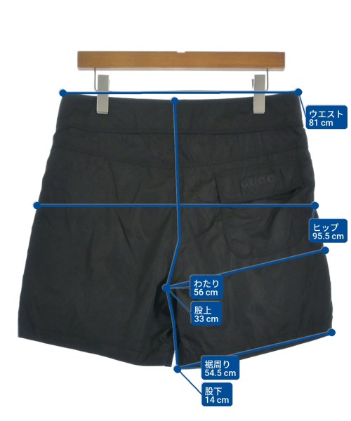 GUCCI（グッチ）ショートパンツ 黒 サイズ:M メンズ/2200673695086