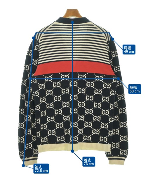 GUCCI（グッチ）カーディガン 紺 サイズ:L メンズ/2200672310034