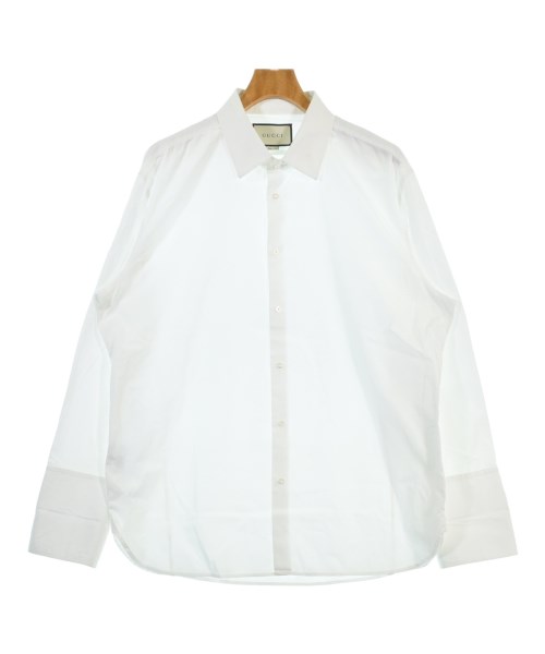 GUCCI(グッチ)ドレスシャツ 白 サイズ:46(XXL位)/2200674154032