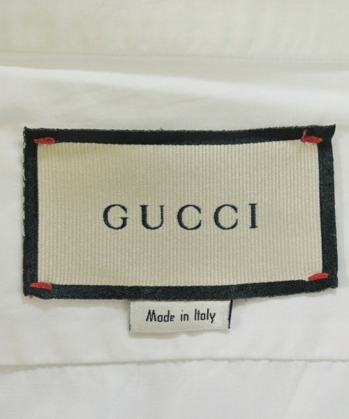 GUCCI（グッチ）ドレスシャツ 白 サイズ:46(XXL位) メンズ/2200674154032