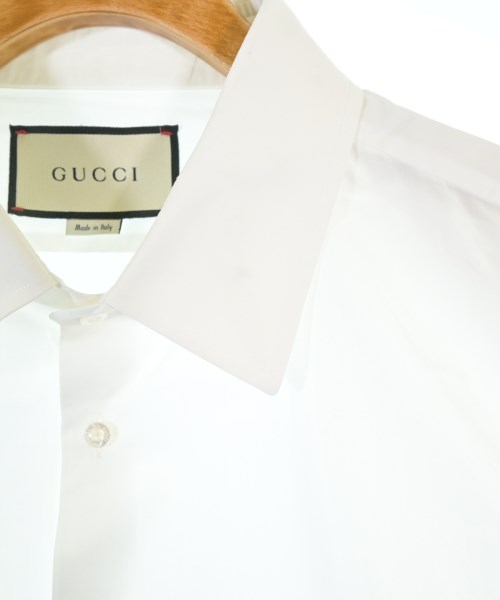 GUCCI（グッチ）ドレスシャツ 白 サイズ:46(XXL位) メンズ/2200674154032