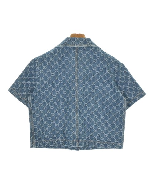 GUCCI（グッチ）テーラードジャケット 青 サイズ:42(M位) レディース/2200670920075