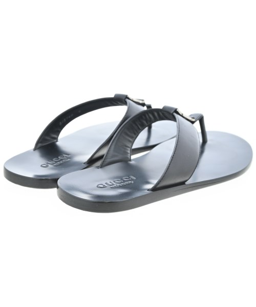 GUCCI（グッチ）サンダル 黒 サイズ:UK6(24.5cm位) メンズ/2200674001022